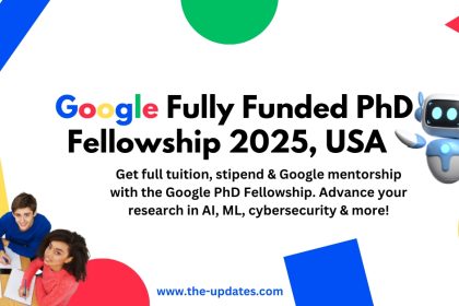 PhD students collaborating on innovative research in artificial intelligence and machine learning, supported by Google Fellowship.