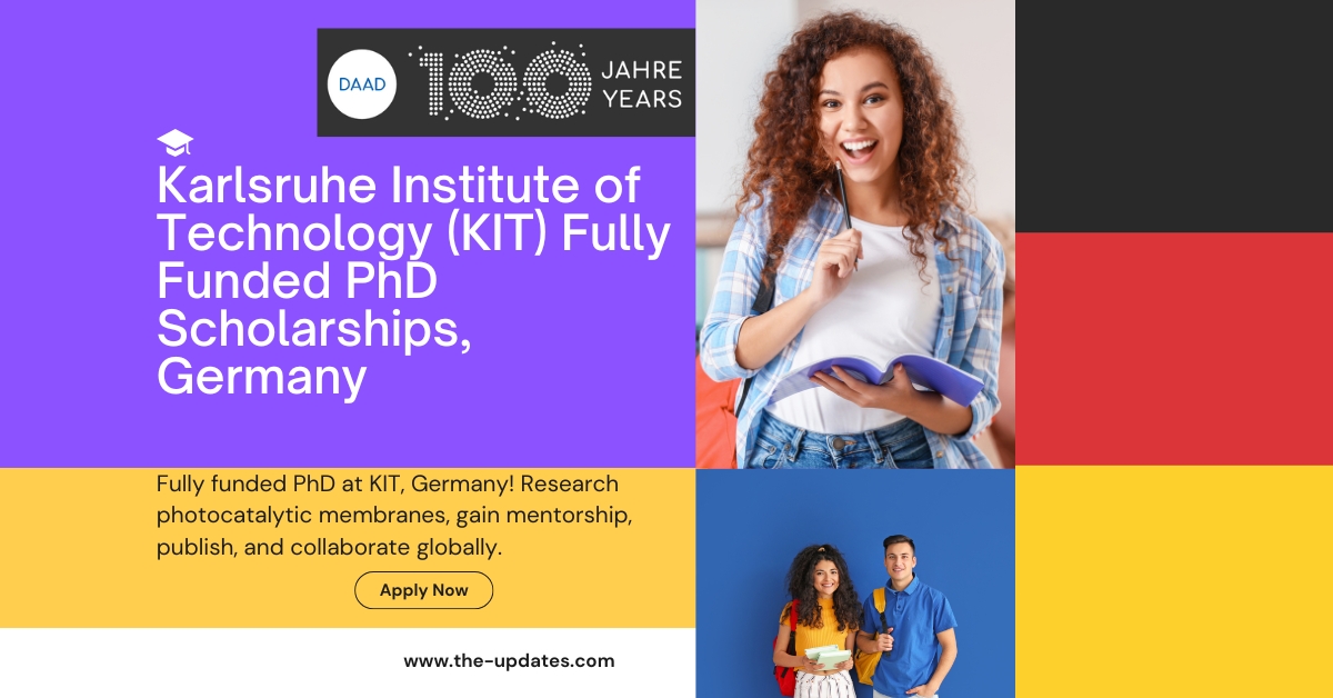 Fully Funded PhD Scholarships at Karlsruhe Institute of Technology (KIT), Germany – Research in Advanced Membrane Technology.