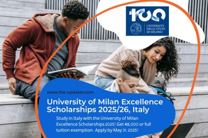 University of Milan Excellence Scholarships 2025 – Financial aid for international Master’s students with tuition exemptions & grants.