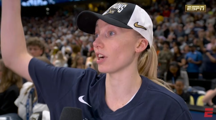 Paige Bueckers says 'God's strength' helped UConn win title