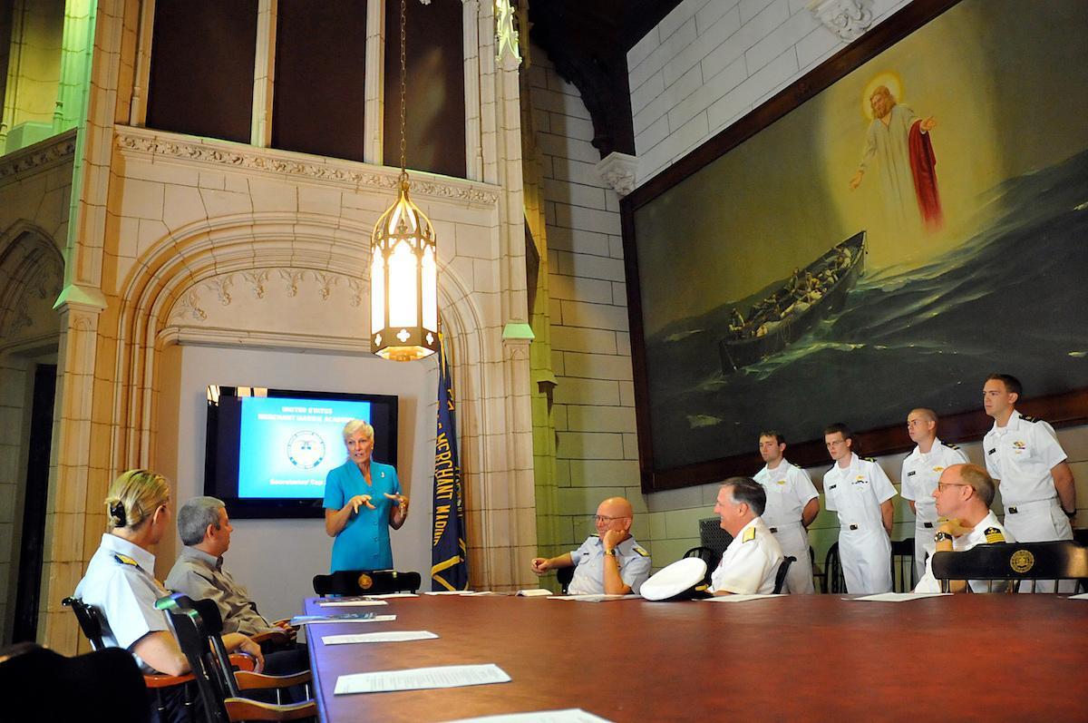 Midshipmen erupt when Duffy demands Jesus painting be restored