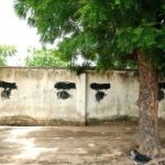 Boko Haram insignia is blacked out on walls in Bama, Borno state Nigeria. (Ifeatu Nnaobi, Creative Commons)