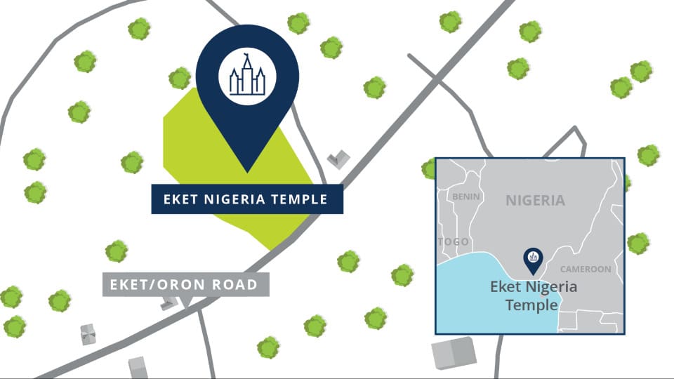 Location Announced for Eket Nigeria Temple
