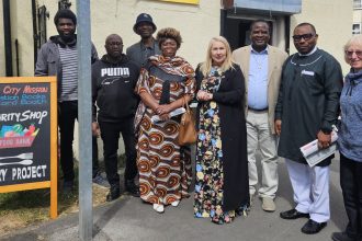 Nigerian Baptist president visits Armley mission