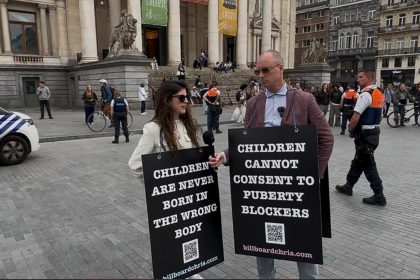 Billboard Chris arrested, strip searched over sign defending kids