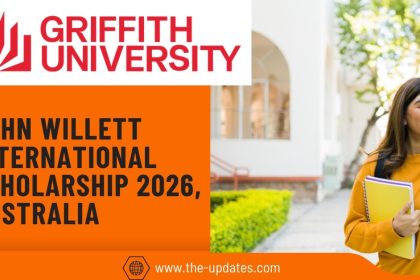 Griffith University campus with students, representing the John Willett International Scholarship for Master of Global Development.