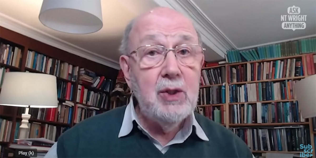 NT Wright defends traditional male pronouns for God
