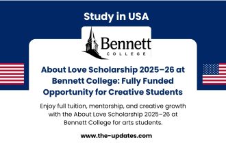 A diverse group of creative students at Bennett College working on visual arts and media projects, representing scholarship opportunities.