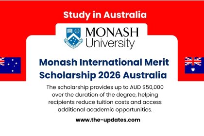 Study in Australia with Monash International Merit Scholarship 2025