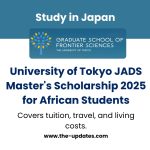 University of Tokyo campus view representing the JADS Scholarship for African students pursuing fully funded master’s degrees in Japan
