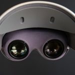 The Samsung Galaxy XR headset features dual micro OLED displays that deliver 4K resolution to each eye at up to 90Hz.