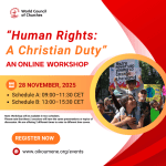 Ecumenical Youth Workshop to strengthen faith-based advocacy and Christian duty