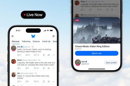 Bluesky's 'Live Now' badge is available to everyone