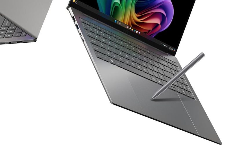 Closeup of the trackpad on the Acer Swift 16 AI laptop